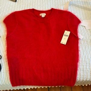 Chic Red cashmere Sweater NWT